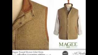 preview picture of video 'Magee Green Tweed Byron Gilet from A. Farley Country Attire'