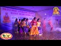 Tamil Folk Dance தாயவளே தமிழ் மண்ணே School Annual Day Dance