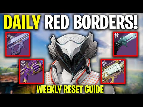 FREE DAILY Red Borders! DOUBLE Crucible Rep Gains & MORE | Your Weekly Farming Guide In Destiny 2
