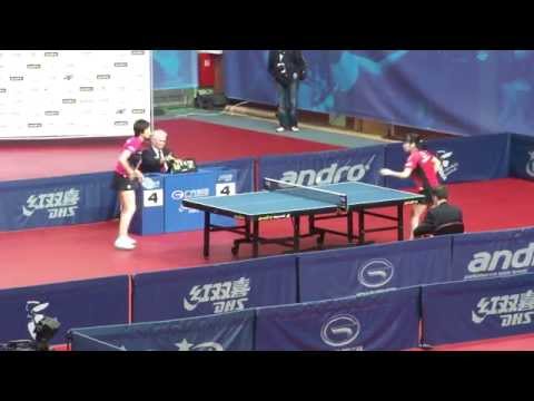 ITTF World Tour Polish Open 2015 DING Ning vs HIRANO Miu  福原愛   平野美宇