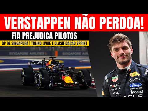 MAX VERSTAPPEN SUPERA RUSSELL, MAS FIA ROUBA A CENA COM FALHA INACEITÁVEL