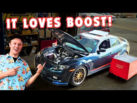 MY Best Dyno Day EVER -  TURBO RX7 Engine Makes POWER!