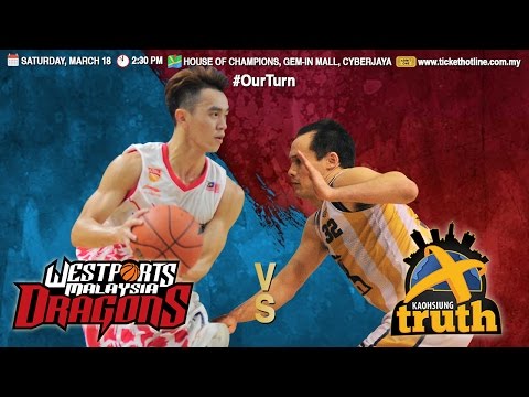 Westports Malaysia Dragons vs. Kaohsiung Truth | FULL GAME | 2016-2017 ASEAN Basketball League