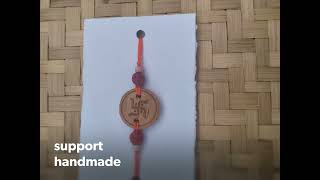 Export quality pure Eco friendly Bamboo Rakhi 2022