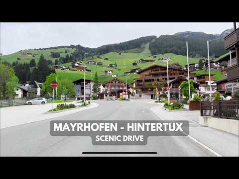 🇦🇹 Driving from Mayrhofen to Hintertux | 4K HDR | May 15th | Tirol, Austria