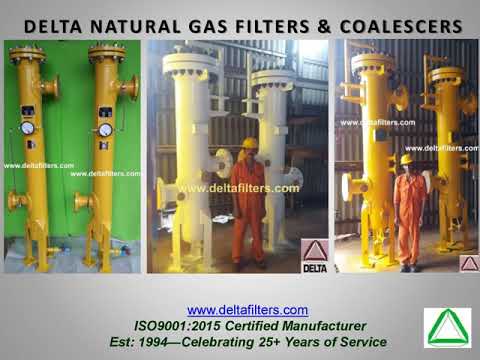 Delta filters gas filter skid, for fuel filtration