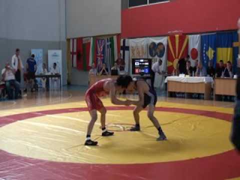 61 kg. Rei Higuchi (JAP) vs Laszlo Jozsef (HUN), XXXX Macedonian Pearl, 04.06.2016, Skopje