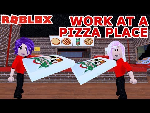 Cashier Work At A Pizza Place Restaurant Roblox Lets Play -