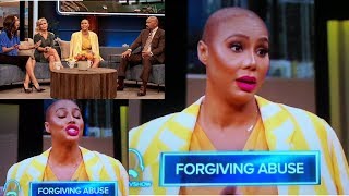 TAMAR BRAXTON talks about VINCE on the STEVE HARVEY SHOW! "DON'T TOUCH/HIT ME! You are not my DADDY"