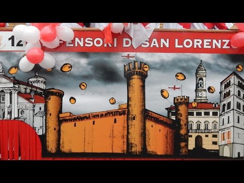 Difensori San Lorenzo carro da getto - Carnevale Ivrea 2015