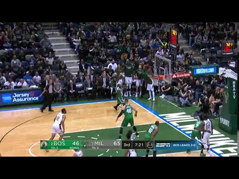 NBA, playoff 2018, Celtics vs. Bucks, Round 1, Game 3, Move 36, Eric Bledsoe, 2 pointer