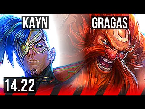KAYN vs GRAGAS (TOP) | KR Diamond | 14.22