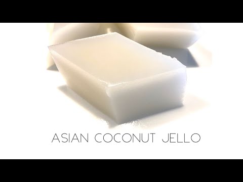Easy Asian Coconut Jello ☺️ simple pot luck dish