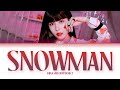 TWICE MINA Snowman (Sia) Lyrics (Color Coded Lyrics)