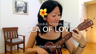 Sea of Love // Ukulele Tutorial // Fingerpicking + Chucking Strum