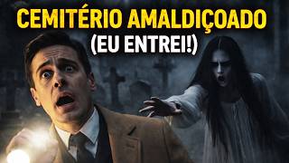 Entrei no Cemitério à Noite por Causa de Sussurros… e Me Arrependi