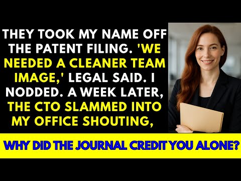 They took my name off the patent....I showed them who's the best in their team...-Revenge Story