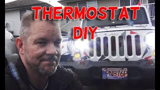 P0128 Jeep Wrangler thermostat DIY