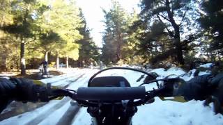 preview picture of video 'Dirtbikes in the snow, New Zealand'