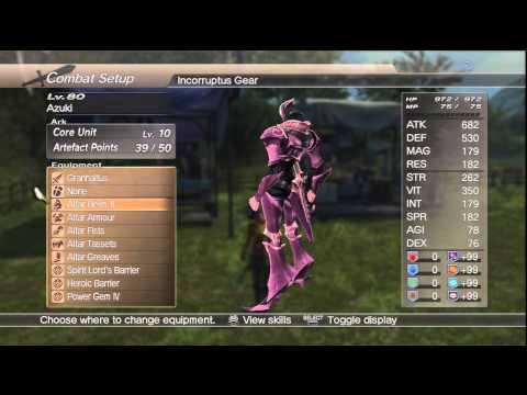 WKC 2 Avatar Knight Armor Set - Altar GR 21 - White Knight Chronicles II