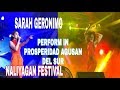 Sarah Geronimo Perform In Naliyagan Festival In Patin Ay Prosperidad Agusan Del Sur