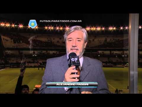 El análisis de Alejandro Fabbri. River 5 - Quilmes 0. Fecha 19. Torneo Final 2014. FPT