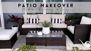 PATIO MAKEOVER | AMAZON PATIO BALCONY DECOR | YITAHOME 2021