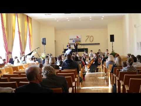 Panevezys Vytautas Mikalausko art gymnasium 7a class light music orchestra.