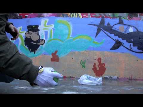[GRAFFITI] anti 3d Tintin x ROAD