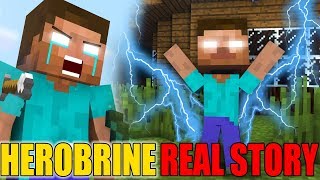 Monster School: HEROBRINE LIFE PART 1 (The Real Story) - Minecraft Animation