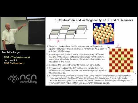 nanoHUB-U Fundamentals of AFM L3.4: AFM-The Instrument - AFM Calibrations