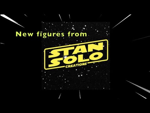 C-3PO, U-3PO, R3-Y2, and R3-A2 From Stan Solo Creations!