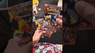 Opened a Destined Rivals tin—time to see what treasures it holds! 🔥✨ #pokemontcg