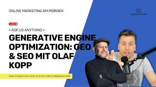 Generative Engine Optimization: GEO & SEO mit Olaf Kopp