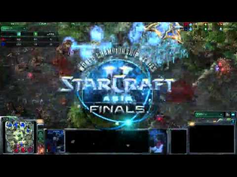 [2/3]2012 StarCraft II WCS Asia Finals_F91 vs.Rain_勝部16強