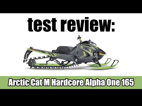 Arctic Cat Hardcore Alpha One 165 reviewed