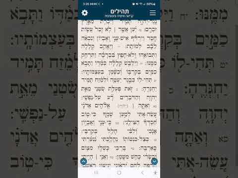 Tehilim Chapter 109 תהילים פרק קט נוסח מרוקו