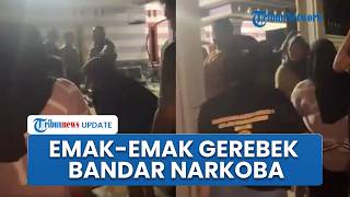 Viral Video Emak-emak di Jambi Mengamuk, Gerebek Rumah Terduga Bandar Narkoba, Aparat Berjagaga