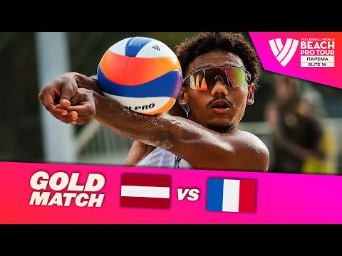 Plavins/Fokerots vs. Chouikh/Gardoque - Gold Match Highlights | Itapema 2025 #BeachProTour