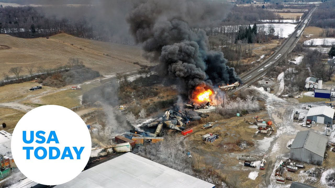 Senators disgusted by Ohio educate derailment scene | USA TODAY thumbnail