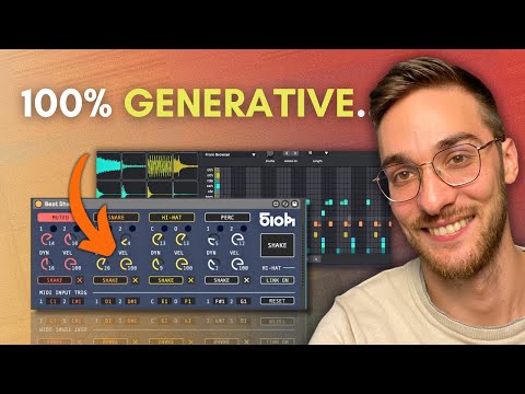 this generative drum groove workflow is too much fun...