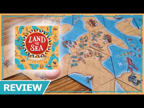 Land vs Sea Review - Unique Tile Placement Fun!