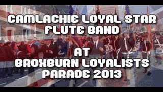 preview picture of video 'Camlachie Loyal Star Flute Band @ Broxburn Parade 2013'