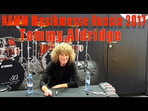 Tommy Aldridge NAMM Musikmesse Russia 2017 Moscow