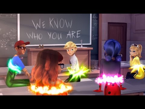 Identities Revealed. Ladybug, Cat Noir, Queen Bee, Rena Rouge | Speededit