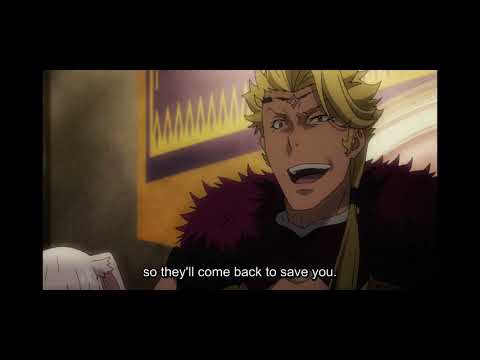 Princess Pina is rescued by Itami, Rory and Lelei ( Gate )