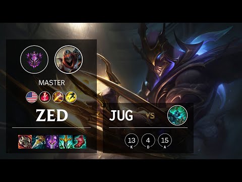 Zed Jungle vs Hecarim - NA Master Patch 11.1