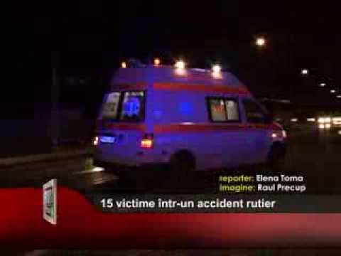 15 victime într-un accident rutier