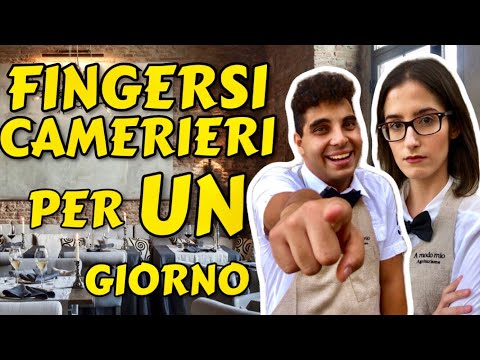 FINGERSI CAMERIERI PER 24 ORE - esperimento sociale - jordyver
