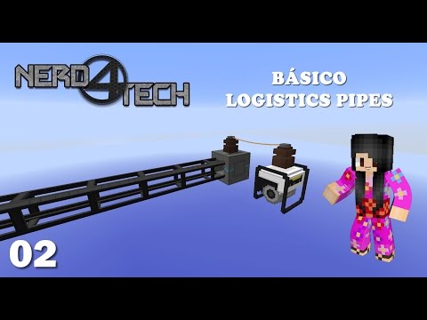 NERDTECH 4 SERVER - #02 Básico Logistics Pipes